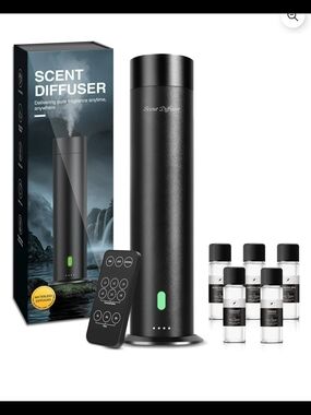 Scent Diffuser Portable Ultrasonic Aroma Diffuser - Black